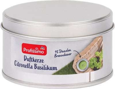 Profissimo sveća u met. kut. limun 1kom