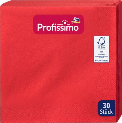 Profissimo salvete crvene 30kom
