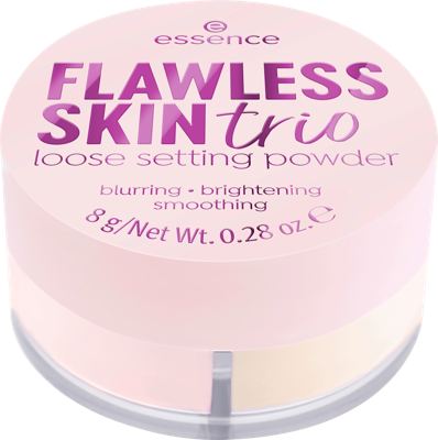 essence FLAWLESS SKIN trio puder u prahu