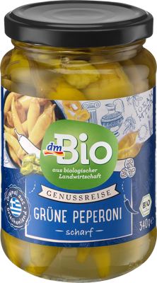 dmBio zelene ljute feferone 340g