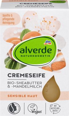 alverde čvrsti sapun ši puter 100g
