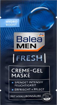 Balea MEN krem-gel maska za lice 2x8ml