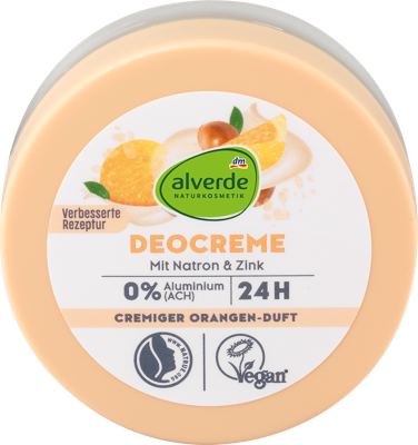 alverde deo krema natron i cink 50ml