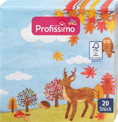 Profissimo salvete Coc. 25x25cm 20kom
