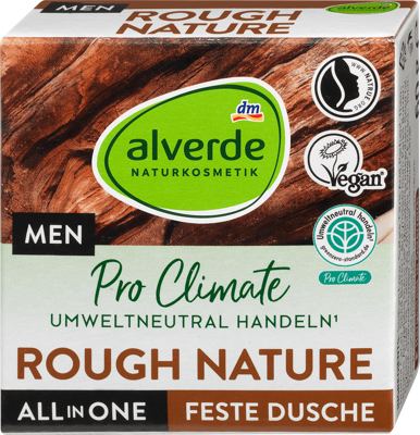 alverde MEN čvrsti gel/tuš. Rough N.60g