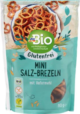 dmBio mini slane perece bez glutena 80g