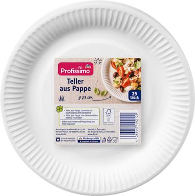 Profissimo papirni tanjiri 25kom