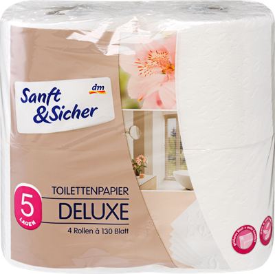 Sanft&Sicher toalet pap.Deluxe 5-sl. 4/1