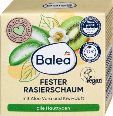 Balea čvr. pena za brij. aloe vera 60g