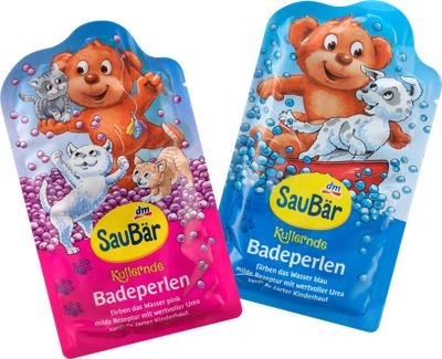 SauBär perle/kupku roze/plave 60g