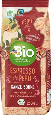 dmBio espresso kafa iz Perua 250g