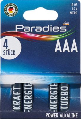 Paradies baterije micro AAA 4kom