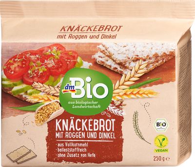 dmBio hrskavi hleb/raži i spelte 250g