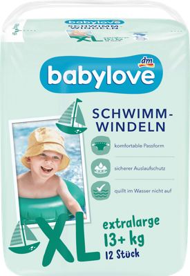 babylove pelene za plivanje XL 12kom