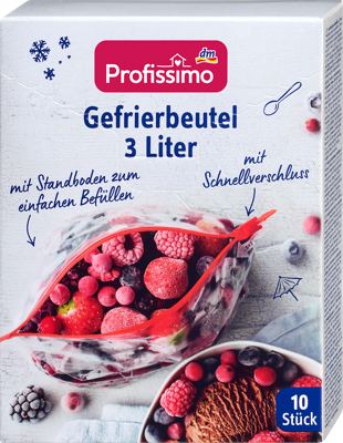 Profissimo kese/zamrzivač/zatv. 3l 10kom