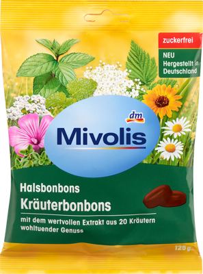 Mivolis tvrde biljne bombone 125g