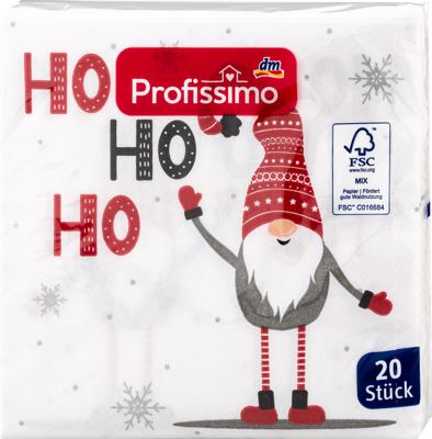 Profissimo salvete HohoHo33x33cm20kom*B*