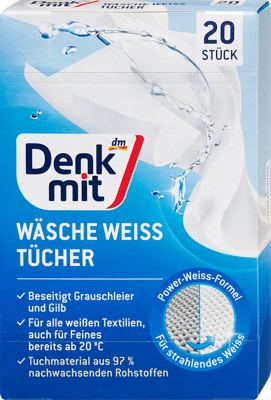 Denkmit maramice za beli veš 20kom