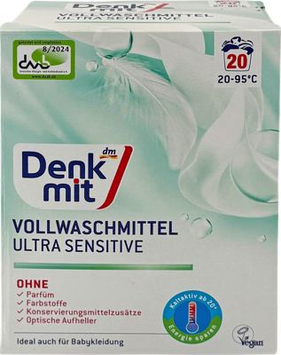 Denkmit sred./pranje veša U.S. 20pranja