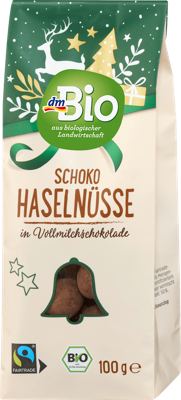 dmBio lešnici u mlečnoj čokoladi 100g