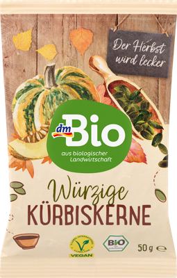 dmBio začinjene semenke bundeve 50g