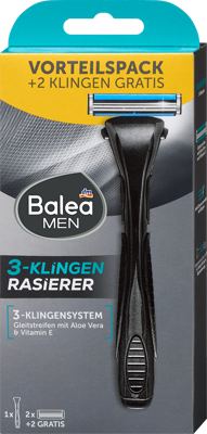 Balea MEN brijač 3 oštrice drška +4 dop.