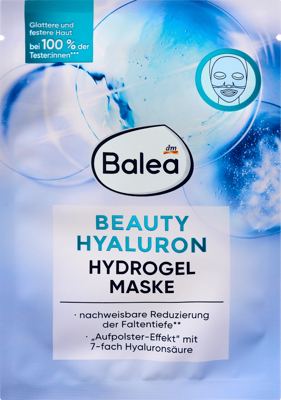 Balea Beauty Hyal. hid. maska/lice 1kom