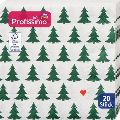 Profissimo salvete drvo srce 20kom*D*
