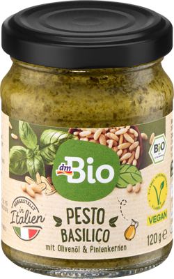 dmBio pesto bosiljak 120g