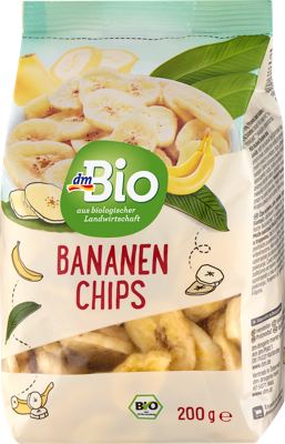 dmBio banana čips 200g