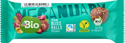 dmBio veganske kuglice sa pistaćima 45g