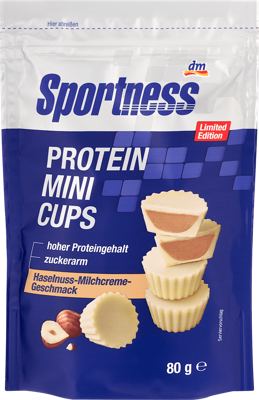 Sportness deserti bela čok./lešnik 80g
