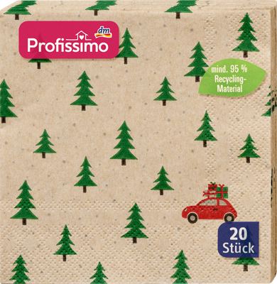 Profissimo salvete šuma/auto 25x25 20kom