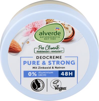 alverde deo krema Pure & Strong 50ml