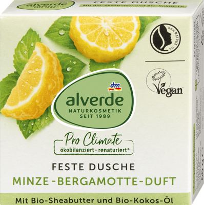 alverde čvr.gel/tuš. nana i bergamot 60g