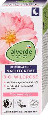 alverde noćna krema/lice divl. ruža 50ml