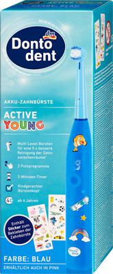 Dontodent el. čet./zube plava Young 1kom