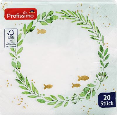 Profissimo salvete priroda/akvarel 20kom