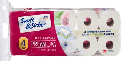 S&S toalet papir Prem. 4-sl. 10x200kom