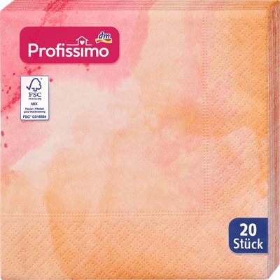 Profissimo salvete 25x25cm boja 20kom