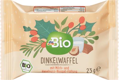 dmBio keks od spelte/nougat kremom 23g