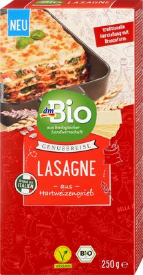 dmBio lazanje 250g
