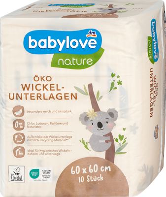 babylove podloga za povij. nature 10kom