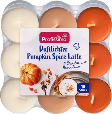 Profissimo sveće Pumpkin Spice 18kom LE