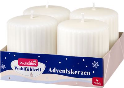 Prof.sveće advent 4kom
