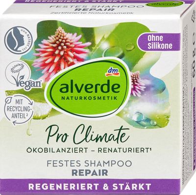 alverde čvrsti šampon Repair 60g