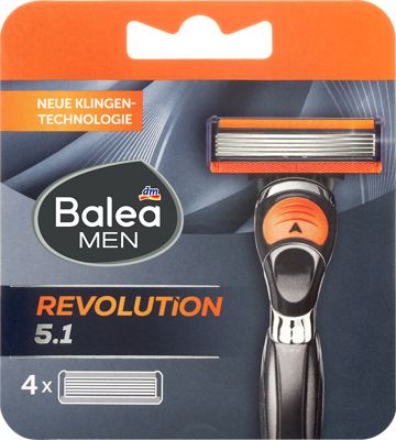 Balea MEN umeci/brijač Revol. 5.1 4kom.