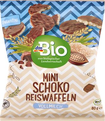 dmBio mini pirinčane galete/čokol. 60g