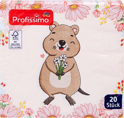 Profissimo salvete Quokka 25x25 20kom