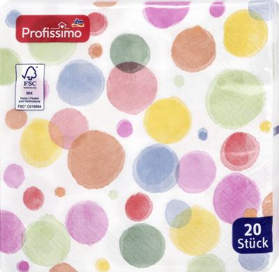 Profissimo salvete šarene 33x33 20kom